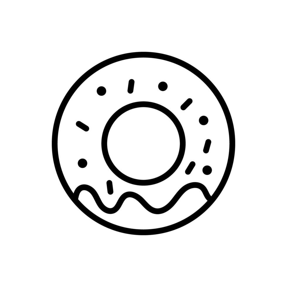 Donuts icon vector design templates isolated on white background