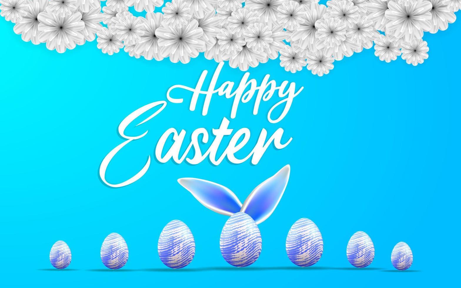 easter poster and banner illustration vector