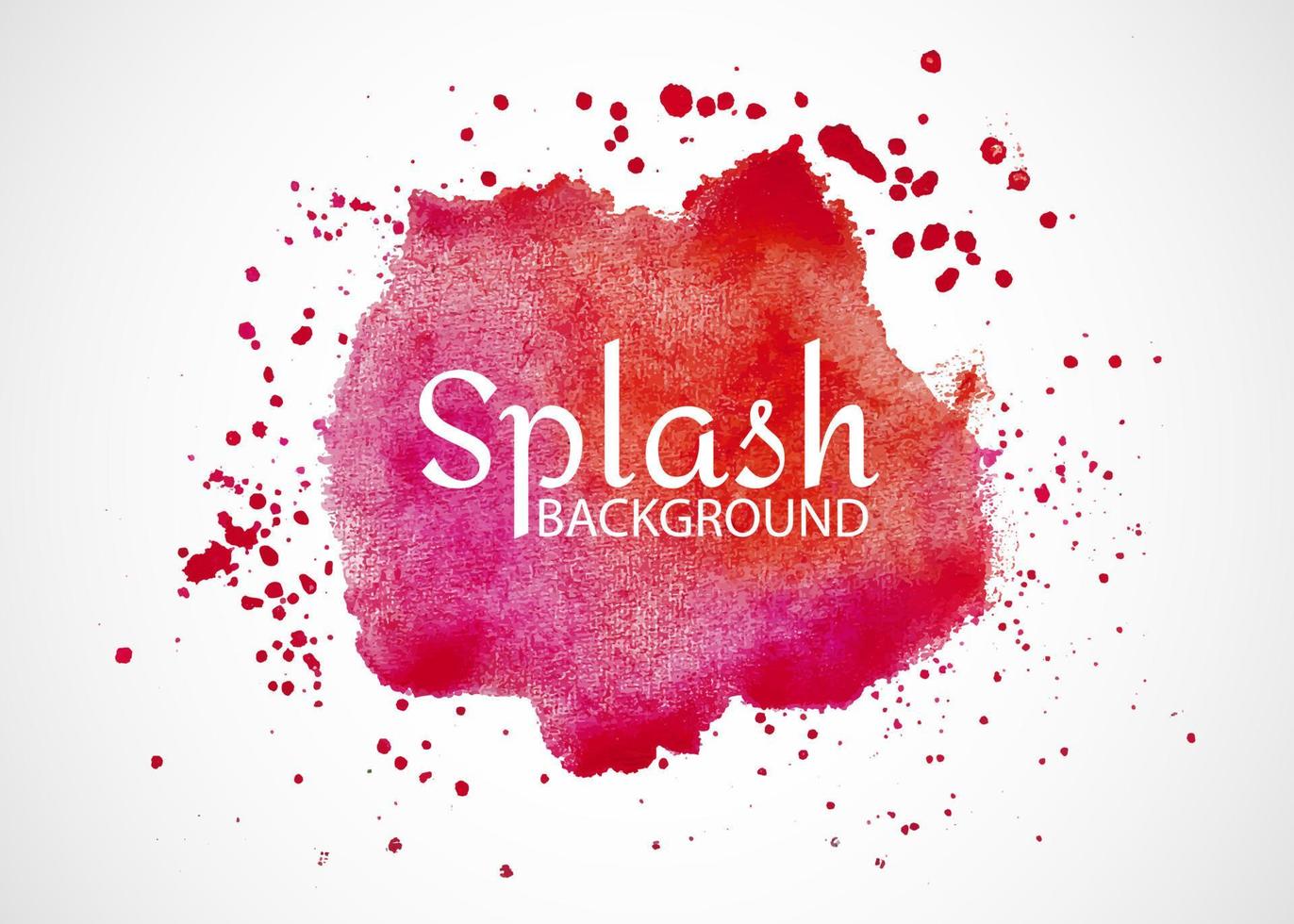 colorful Isolated watercolor splatter stain, Hand drew watercolor splash vector, Multicolored watercolor splash vector