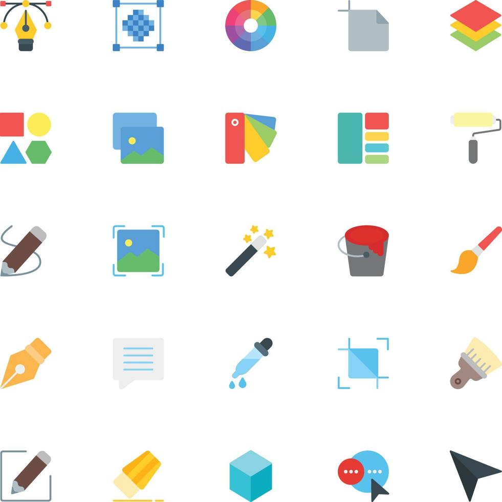 Graphic Design Icon in Flat Style For Any Purposes. Perfect For Website Mobile App Presentation vector