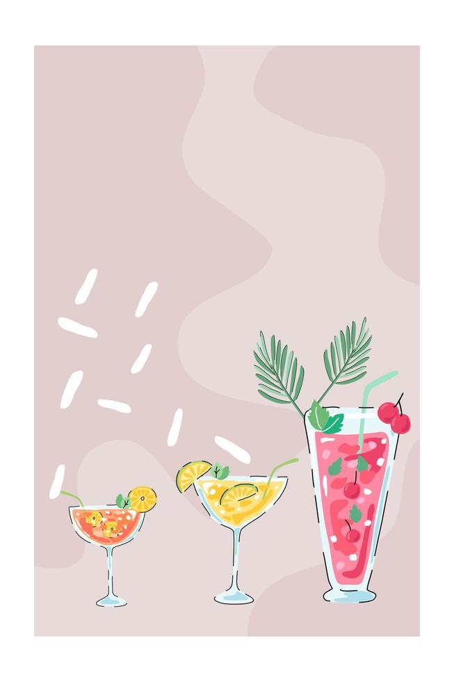 A collection of summer backgrounds in bright tones for backgrounds, cards, scrapbooks, digital papers, book covers, designs, wrapping paper and more. vector