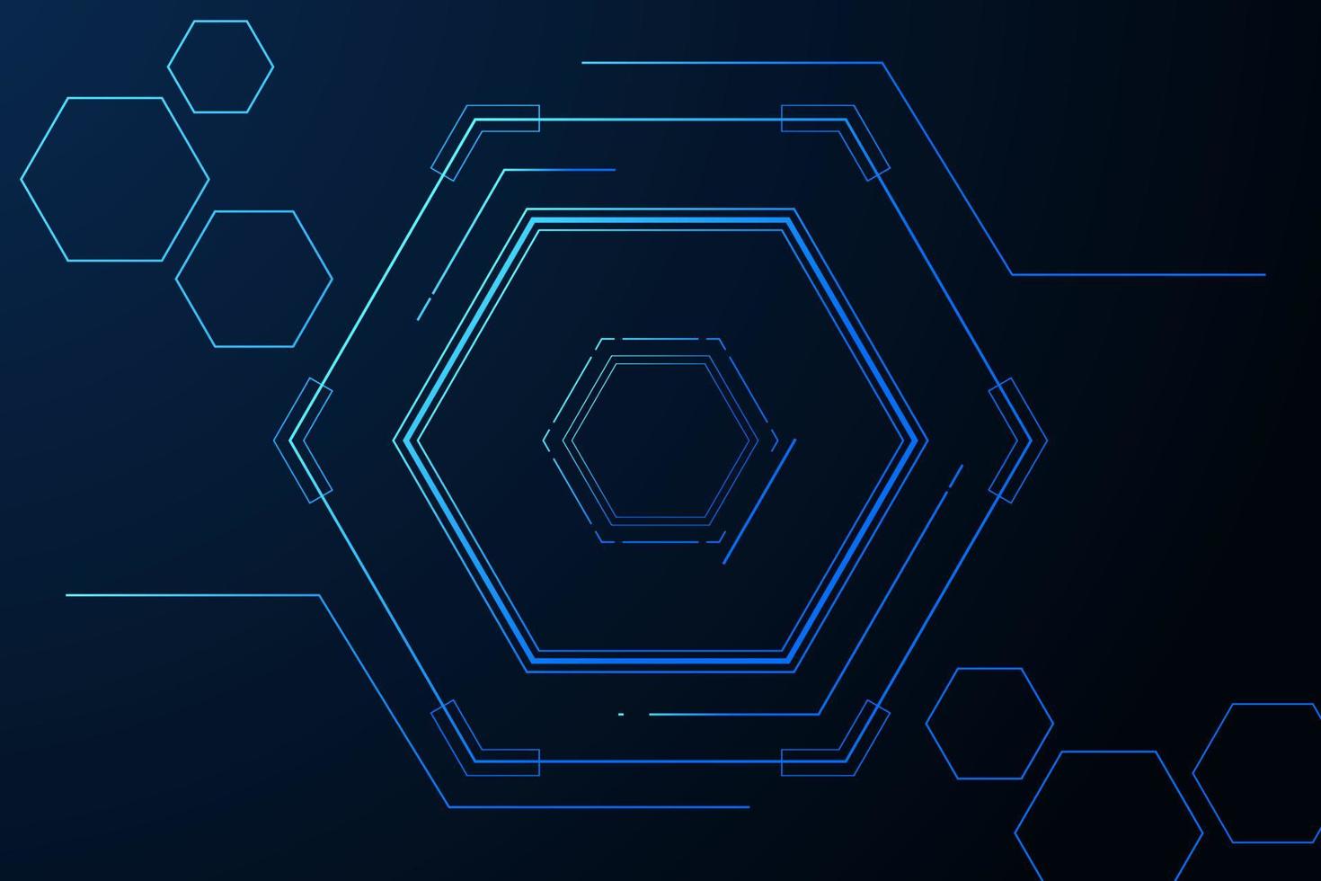 vector sci fi hexagonal futuristic pattern, innovation future technology background,