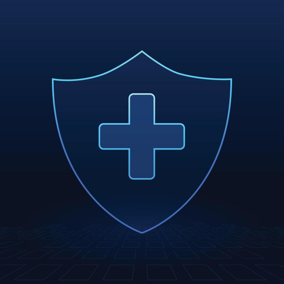 Cyber security technology concept , Shield With Keyhole icon  , personal data , vector