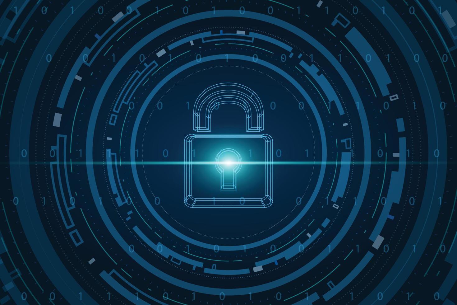 Cyber security technology concept , Shield With Keyhole icon  , personal data , vector