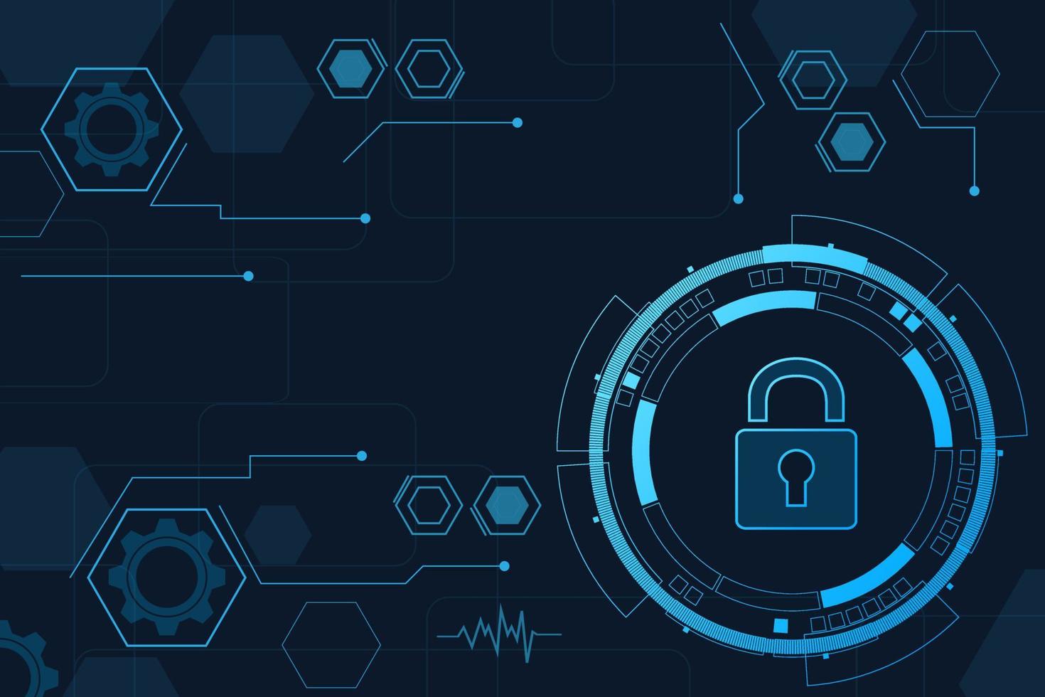 Cyber security technology concept , Shield With Keyhole icon  , personal data , vector