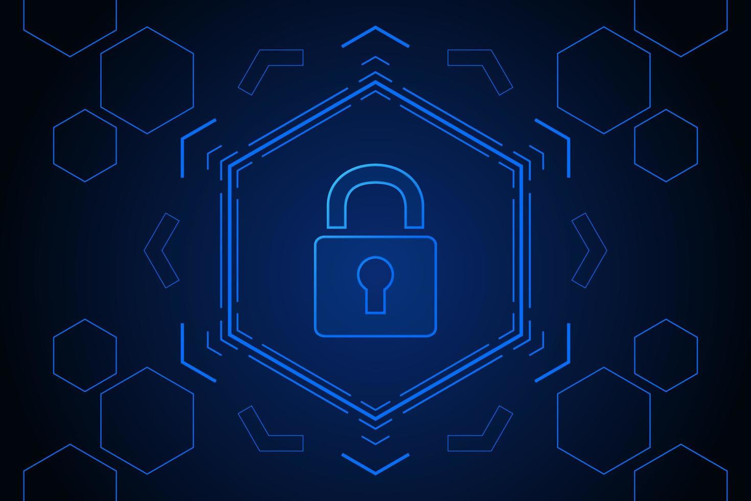 Cyber security technology concept , Shield With Keyhole icon  , personal data , vector