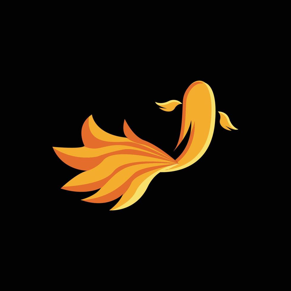 Attractive colored guppy fish logo icon design, suitable for screen printing, stickers, companies, banners vector