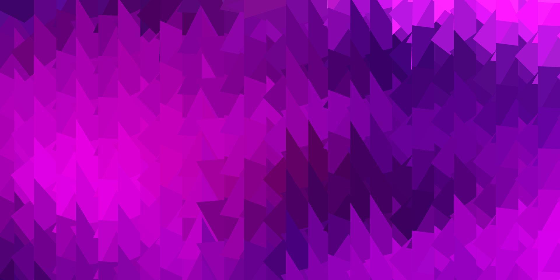 Light purple, pink vector triangle mosaic wallpaper.