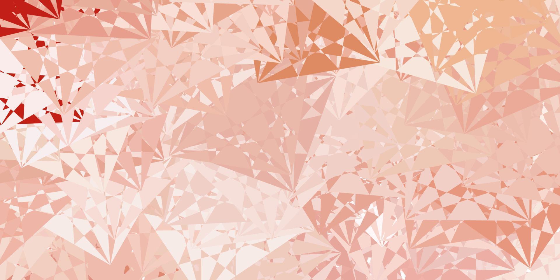 Light Red vector background with random forms.