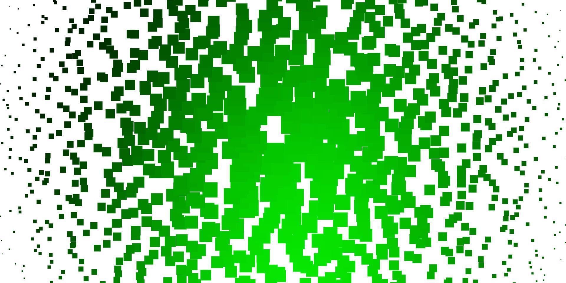 Light Green vector backdrop with rectangles.
