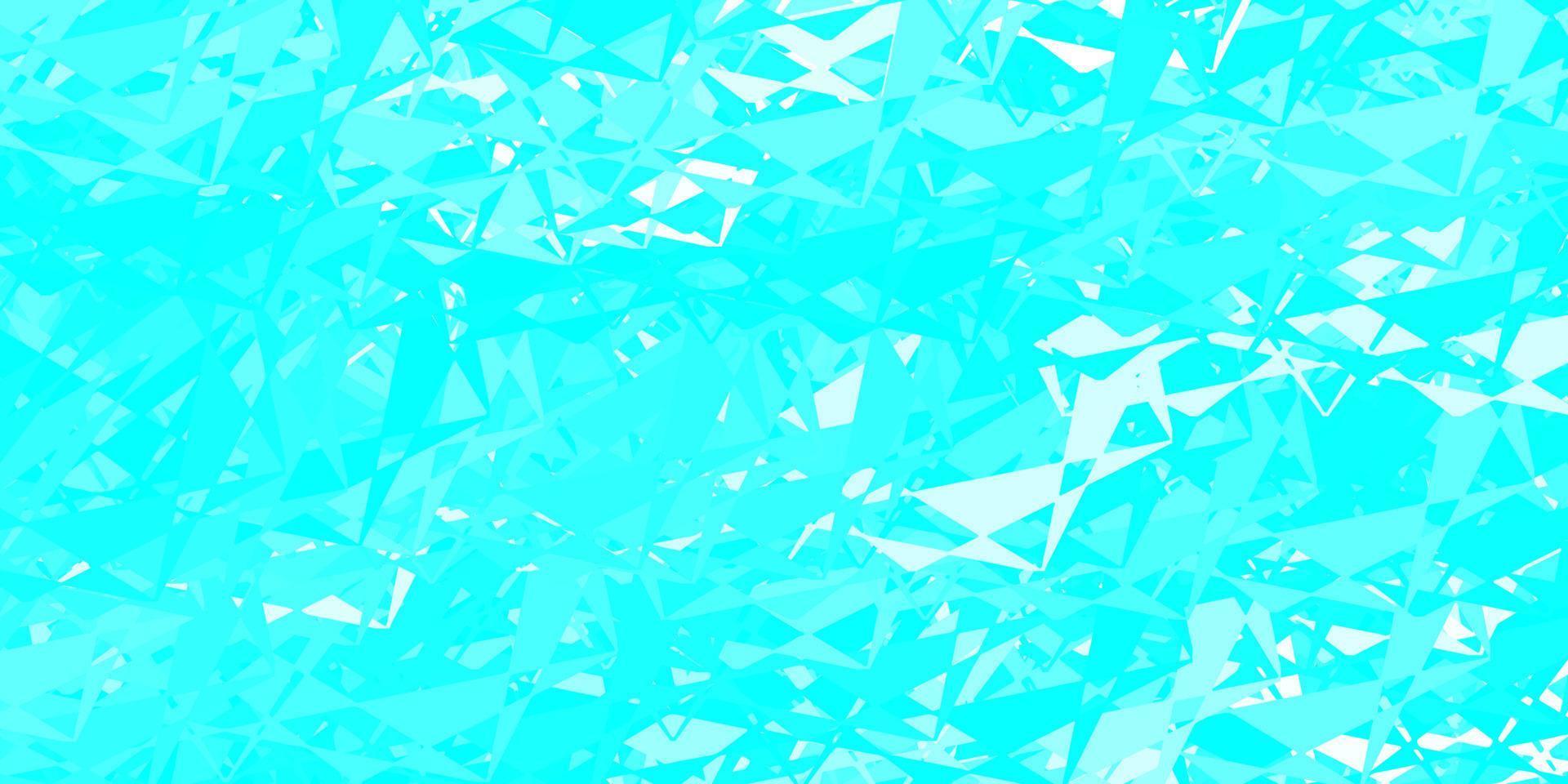 Dark blue vector backdrop with triangles, lines.