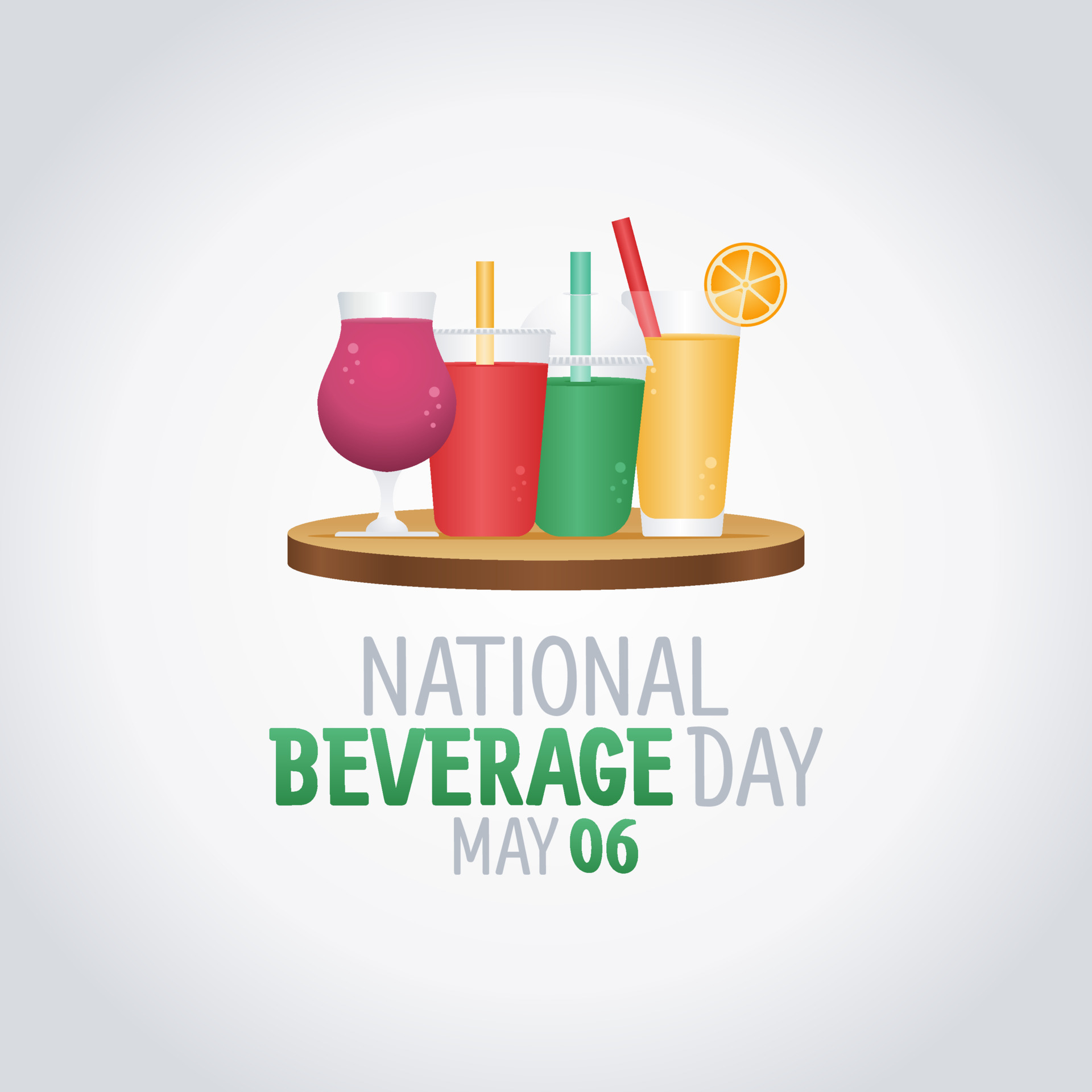 vector graphic of national beverage day good for national beverage day