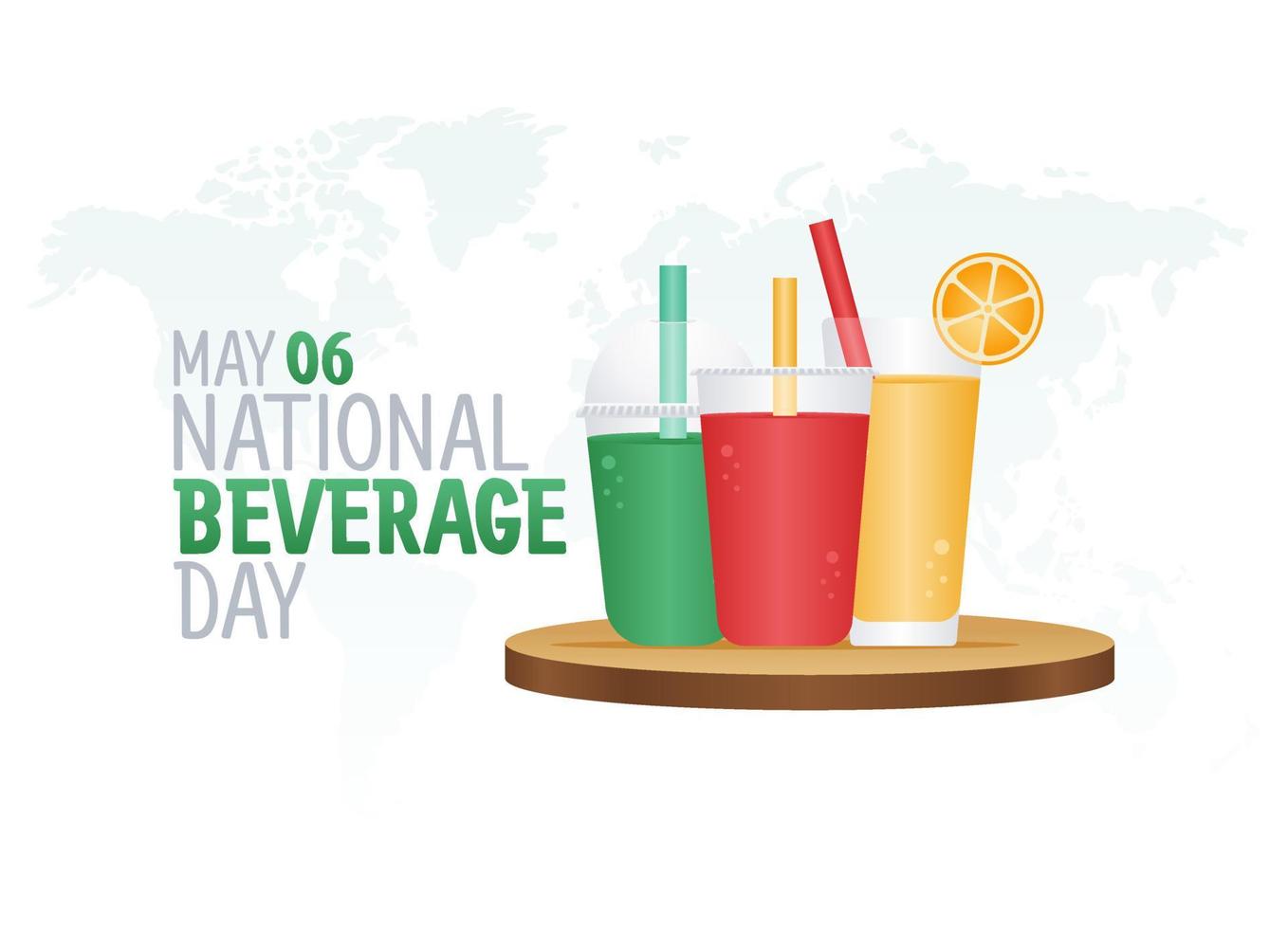 vector graphic of national beverage day good for national beverage day