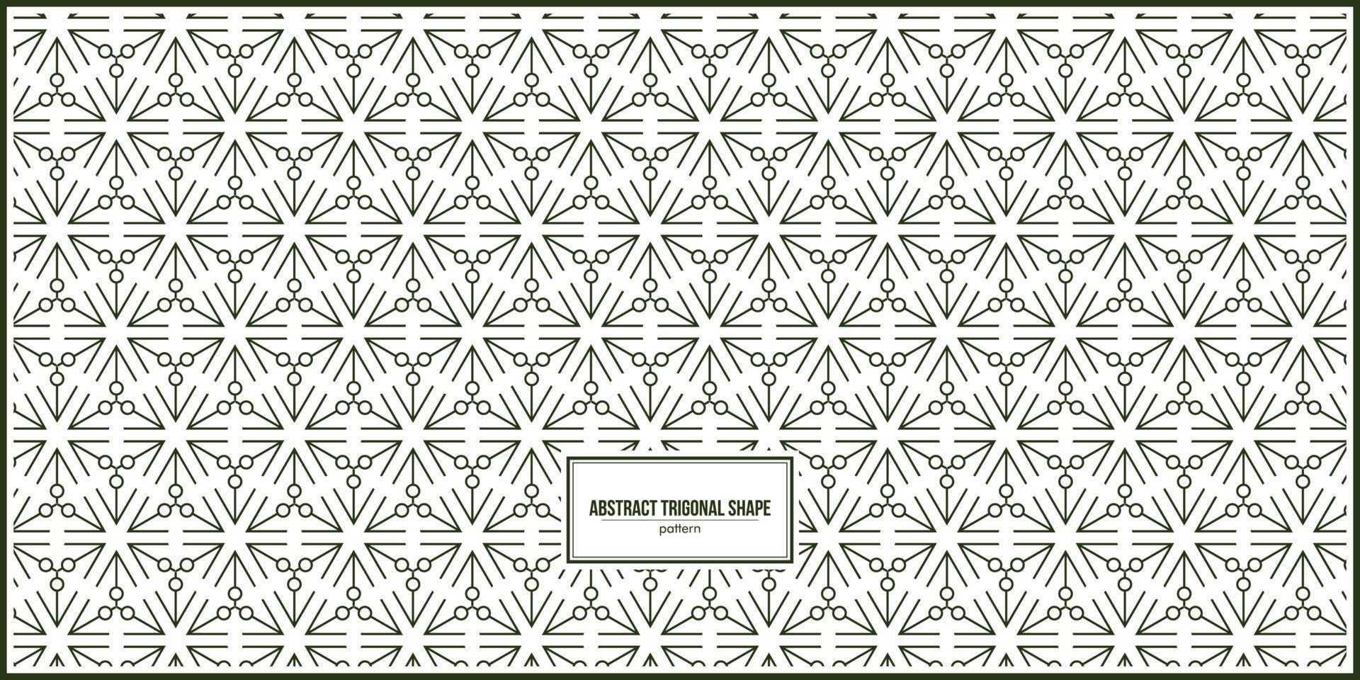 unique abstract trigonal shape pattern vector
