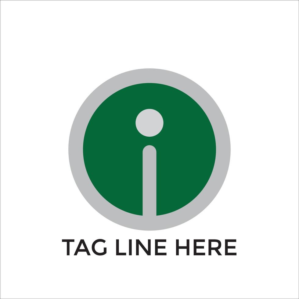 green button logo icon trendy design vector