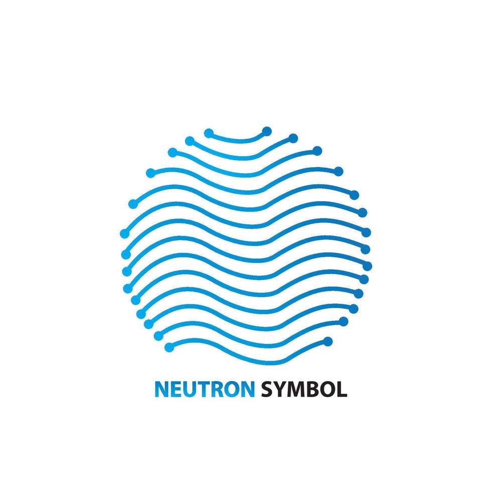 neuron brain logo icon isolated on white background vector