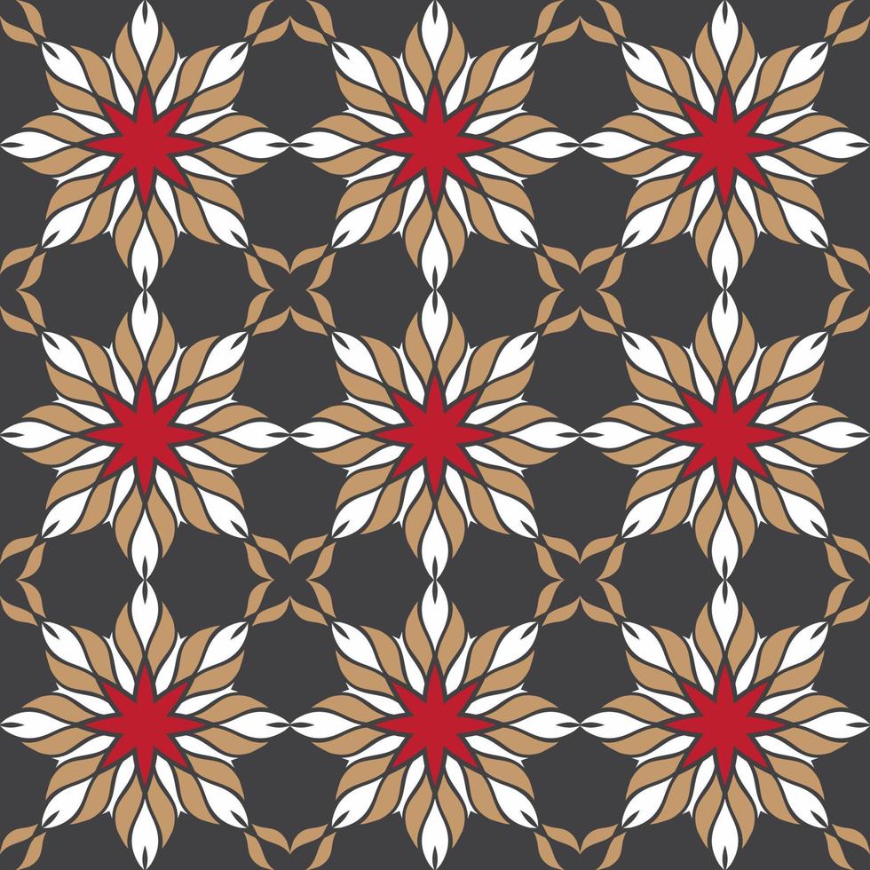 Seamless abstract ornamental pattern vector