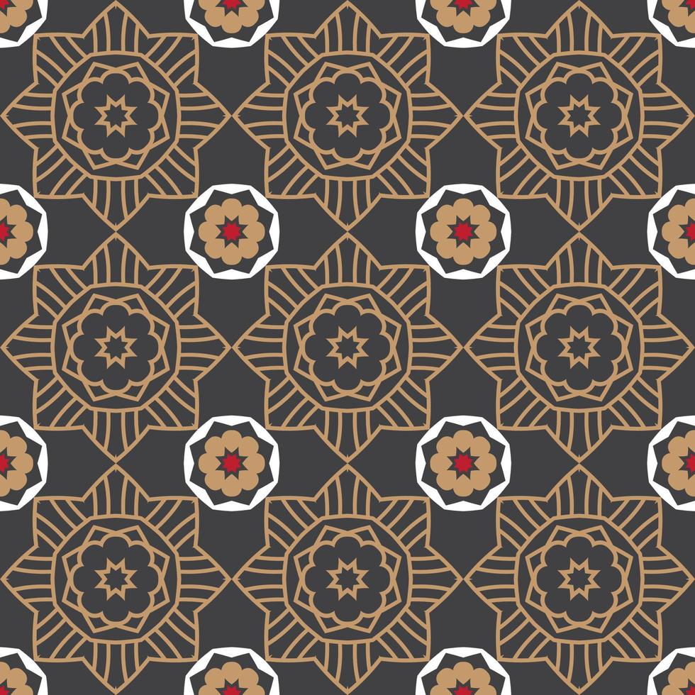 Illustration of tiles textured pattern vector