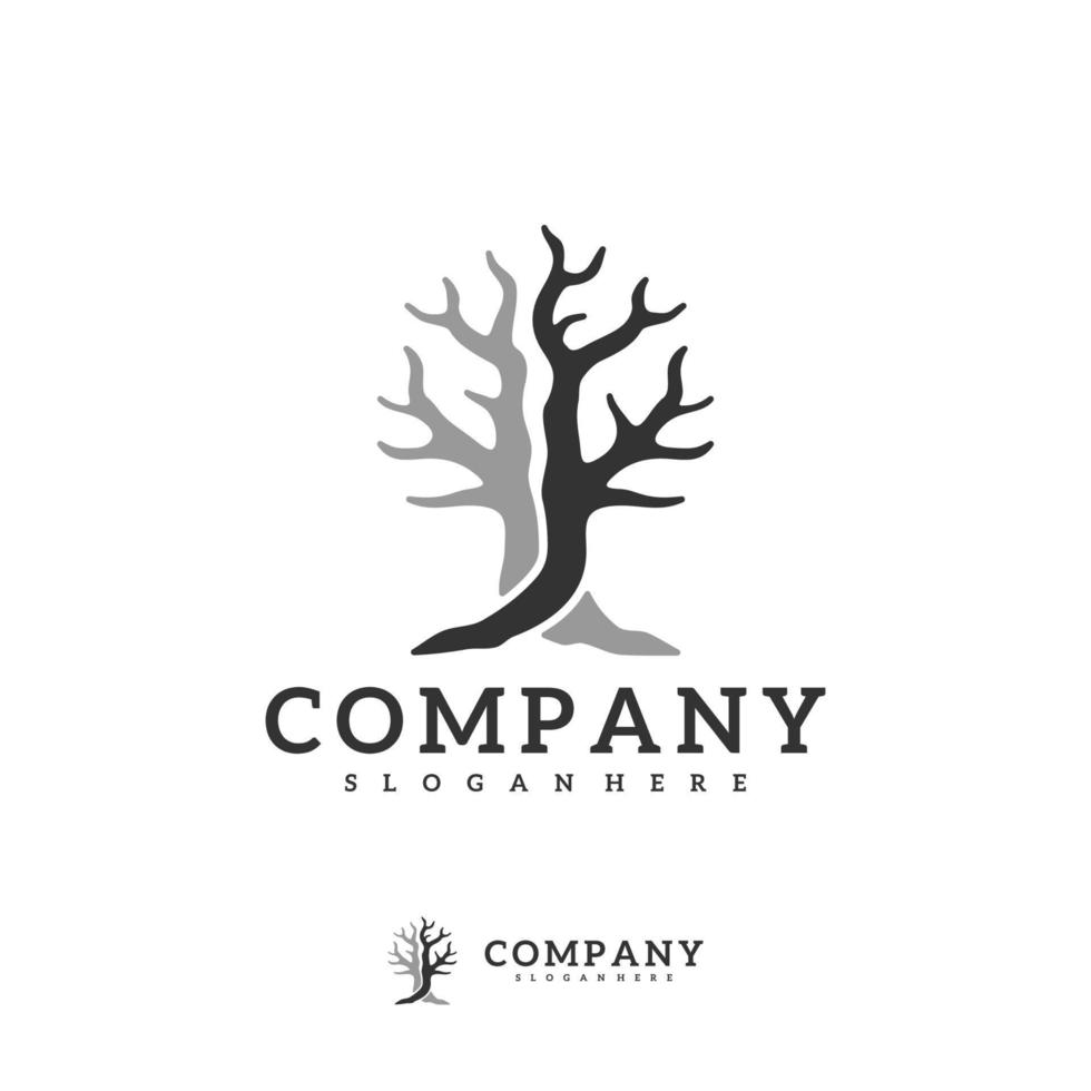 Tree logo vector template, Creative Tree logo design concepts