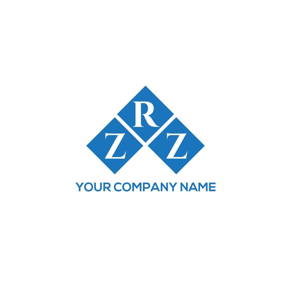 diseño de logotipo de letra zrz sobre fondo blanco. concepto de logotipo de letra inicial creativa zrz. diseño de letras zrz. vector