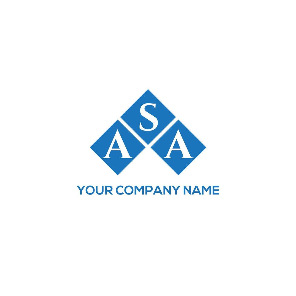 ASA letter logo design on white background. ASA creative initials letter logo concept. ASA letter design. vector