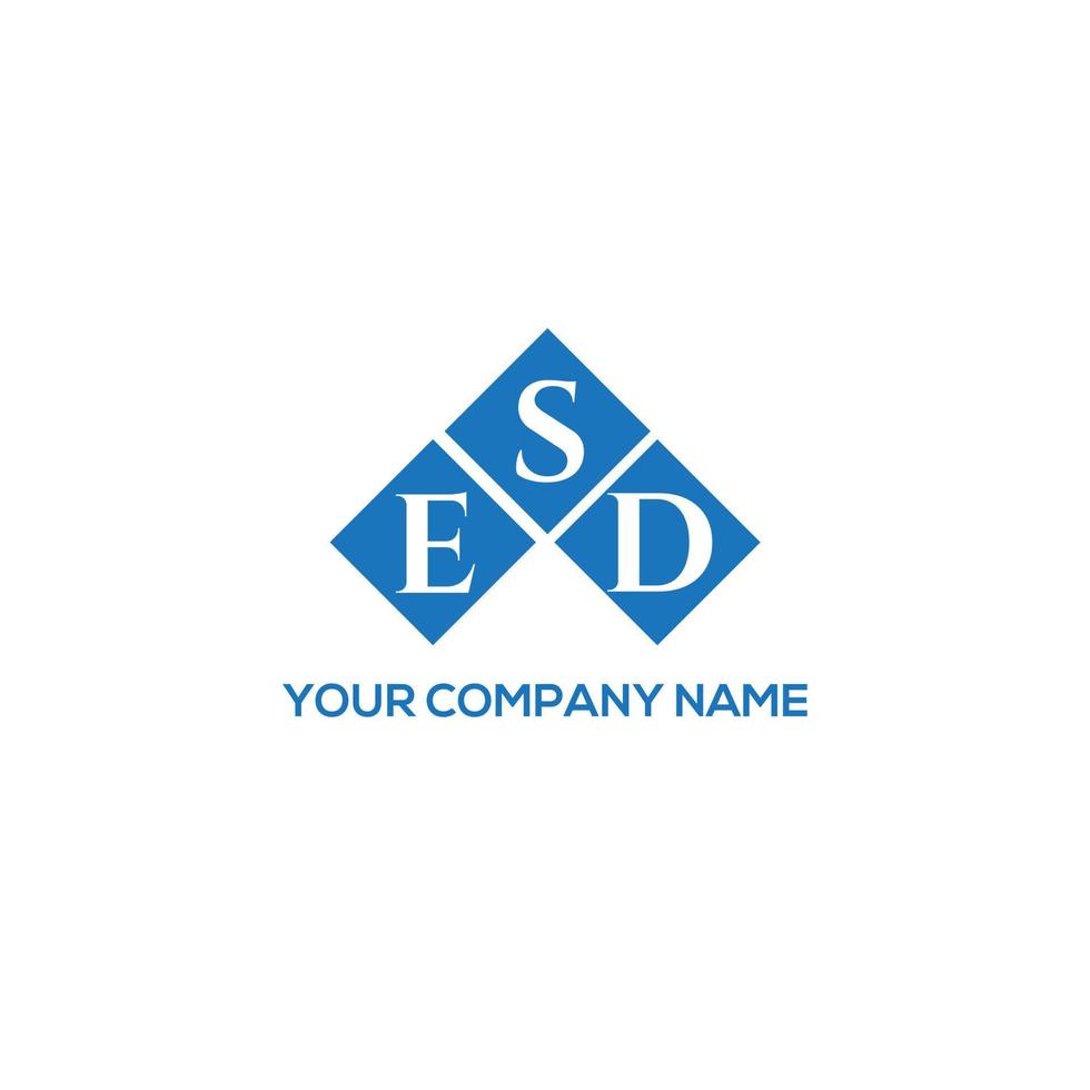 . ESD creative initials letter logo concept. ESD letter design.ESD letter logo design on white background. ESD creative initials letter logo concept. ESD letter design. vector
