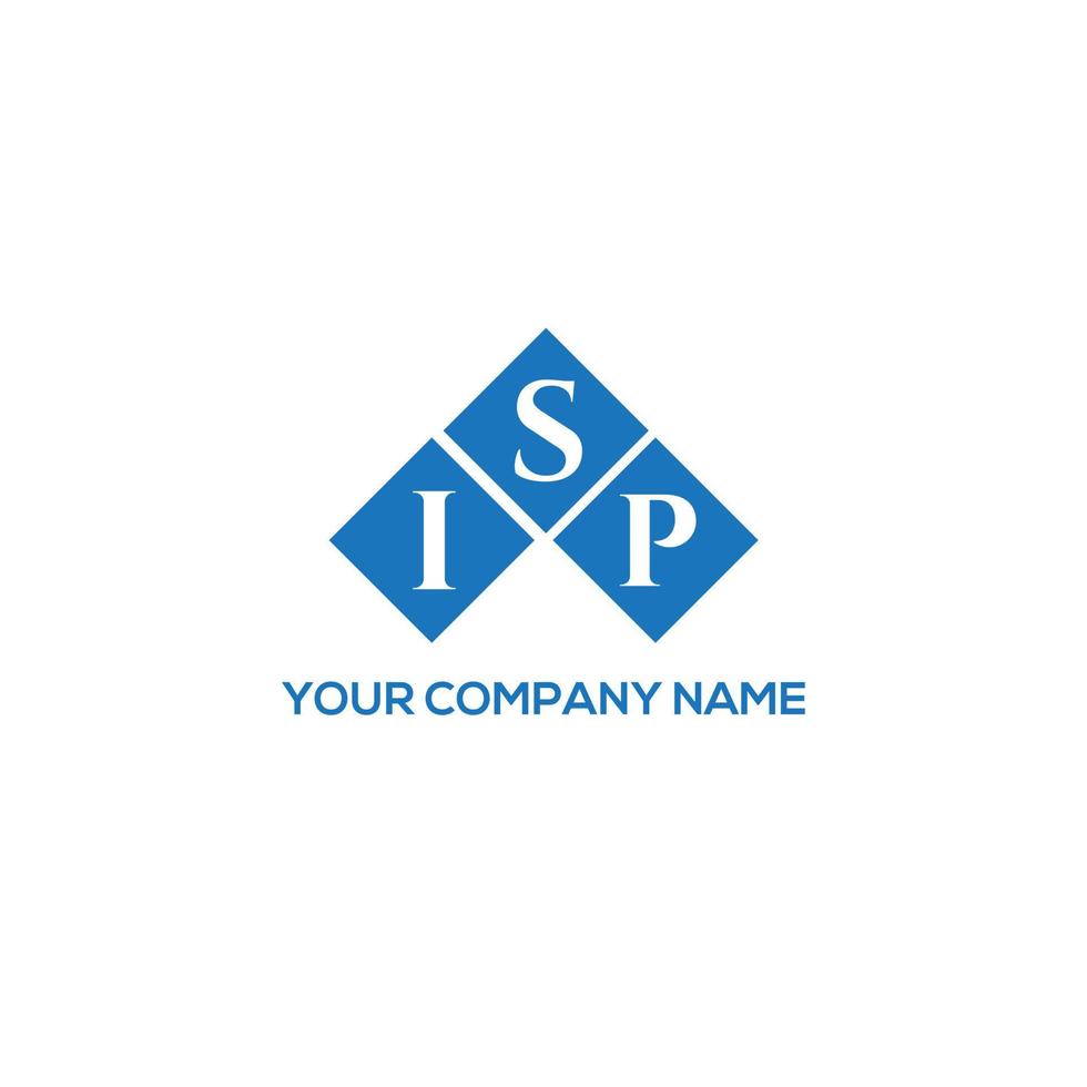 ISP letter logo design on white background. ISP creative initials letter logo concept. ISP letter design. vector