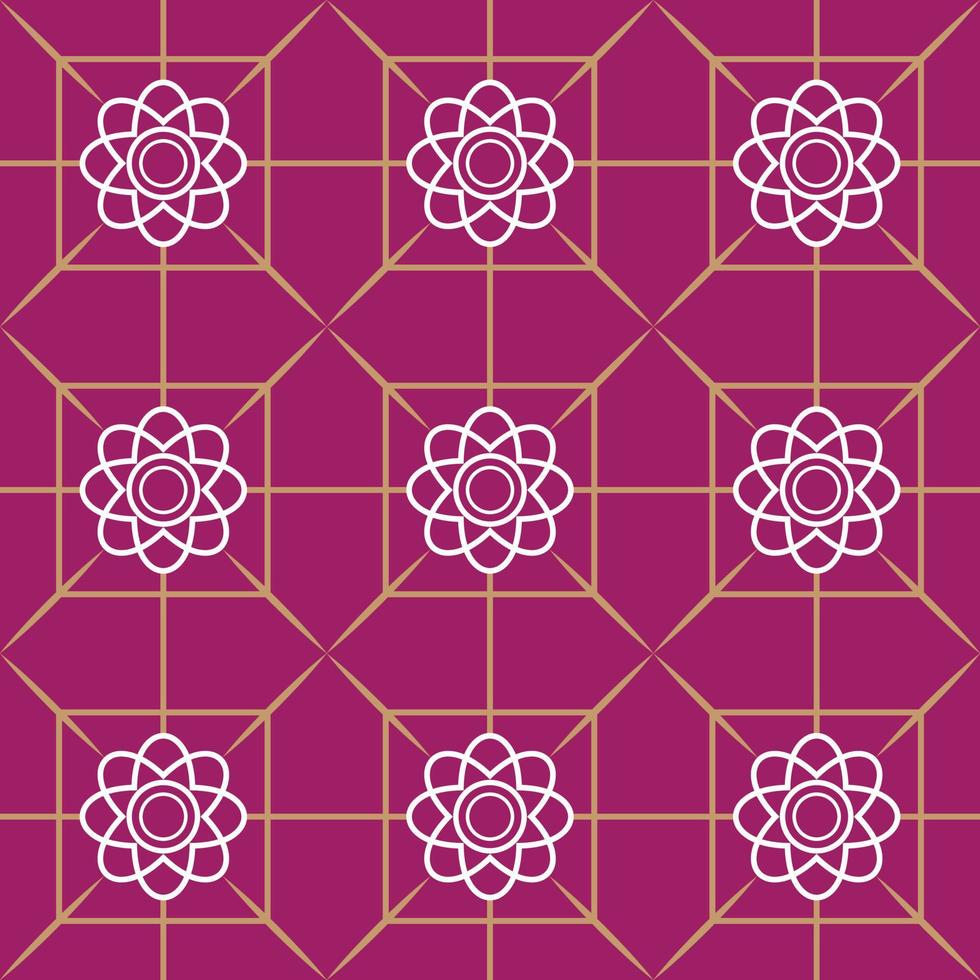 Flower seamless pattern background vector