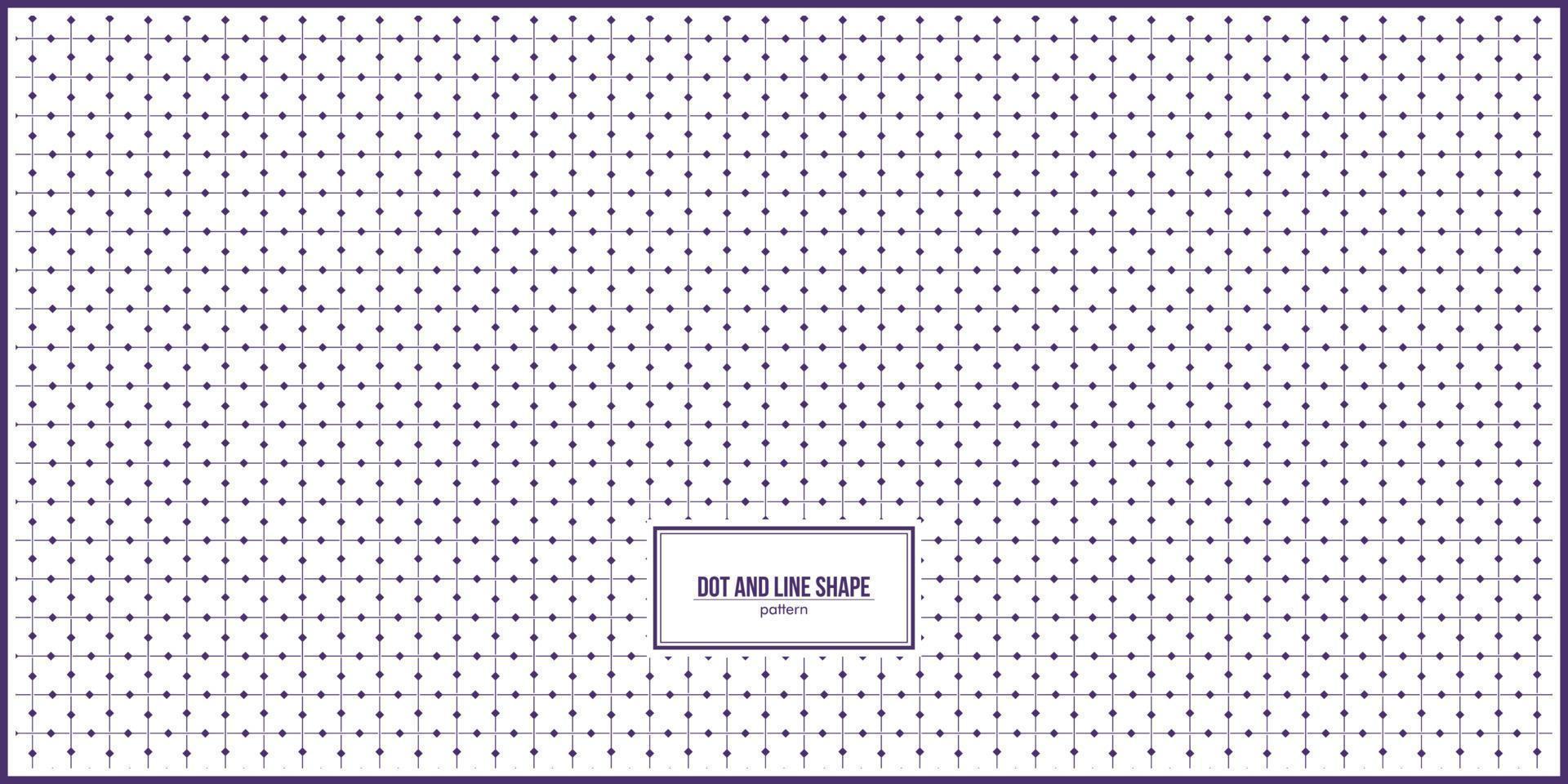 purple dot and line combination pattern vector