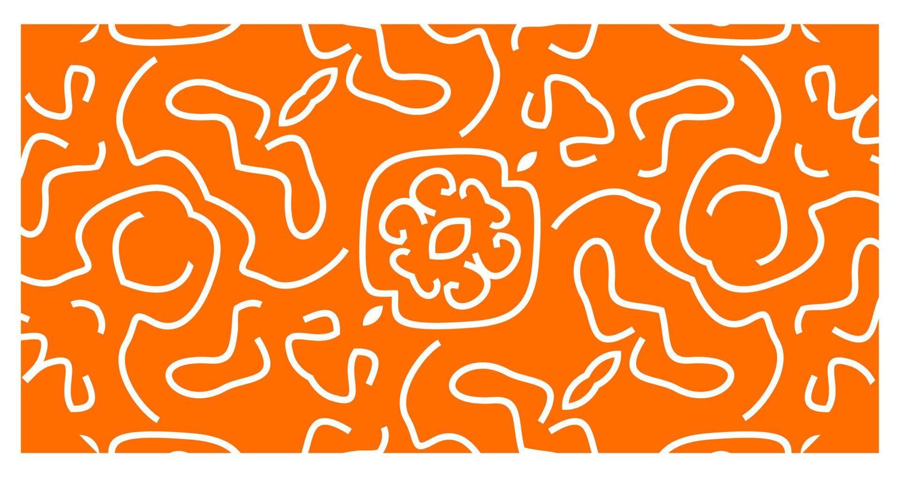 random hand doodles pattern vector