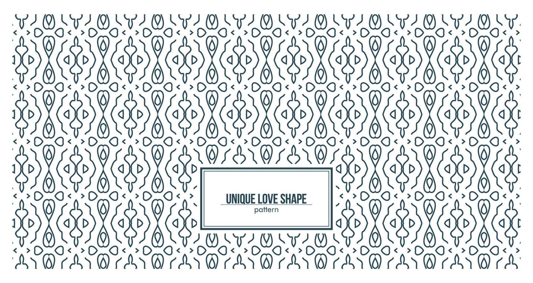 Unique pattern with love shape, perfect for wallpaper vector