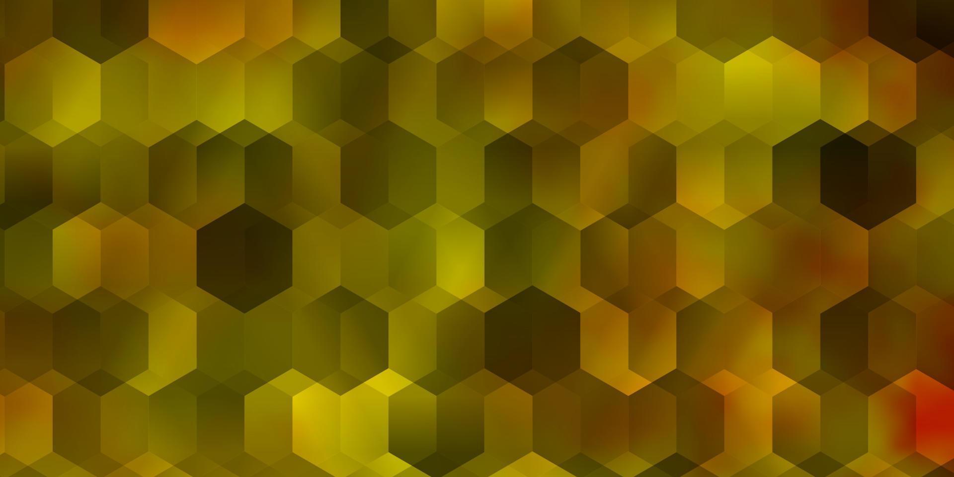 Light Orange vector layout with hexagonal shapes.