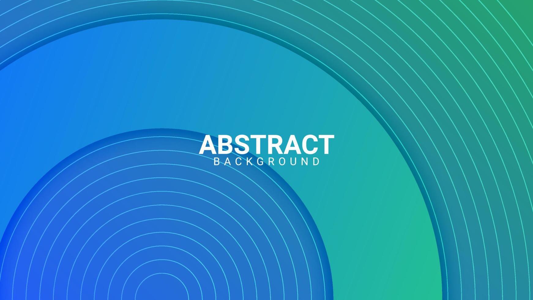 geometric abstract background with green and blue gradient lines vector