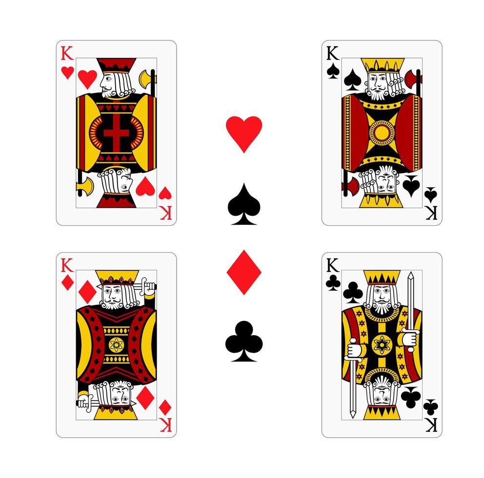 King card Suit diamond design illustration vector