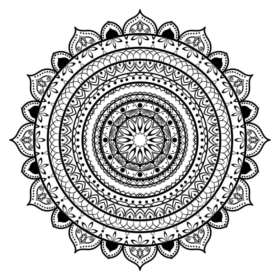 Decorative mandala element style collection vector