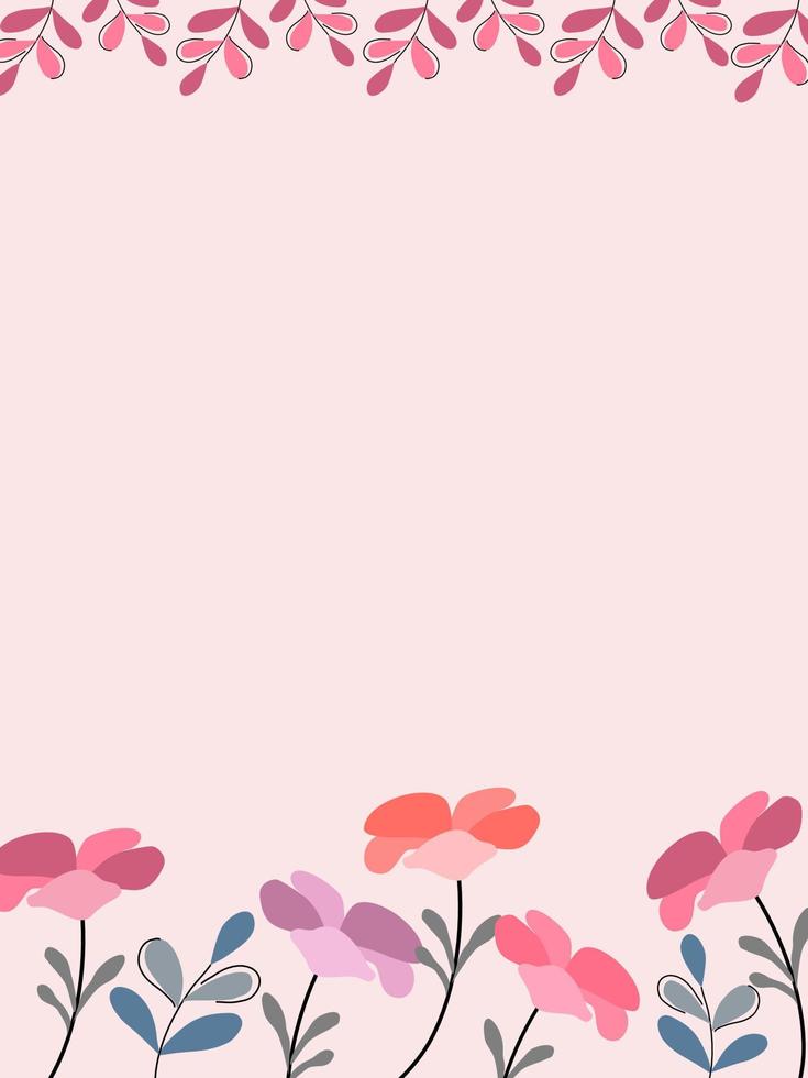 A collection of flowers and leaf patterns backgrounds for cards, worksheets, postcards, scrapbook, covers, paper patterns, weddings, spring themed decorations and more. vector