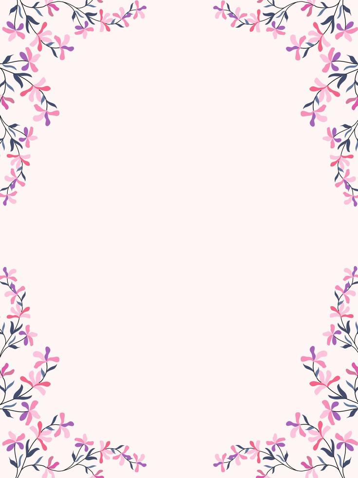 A collection of flowers and leaf patterns backgrounds for cards, worksheets, postcards, scrapbook, covers, paper patterns, weddings, spring themed decorations and more. vector