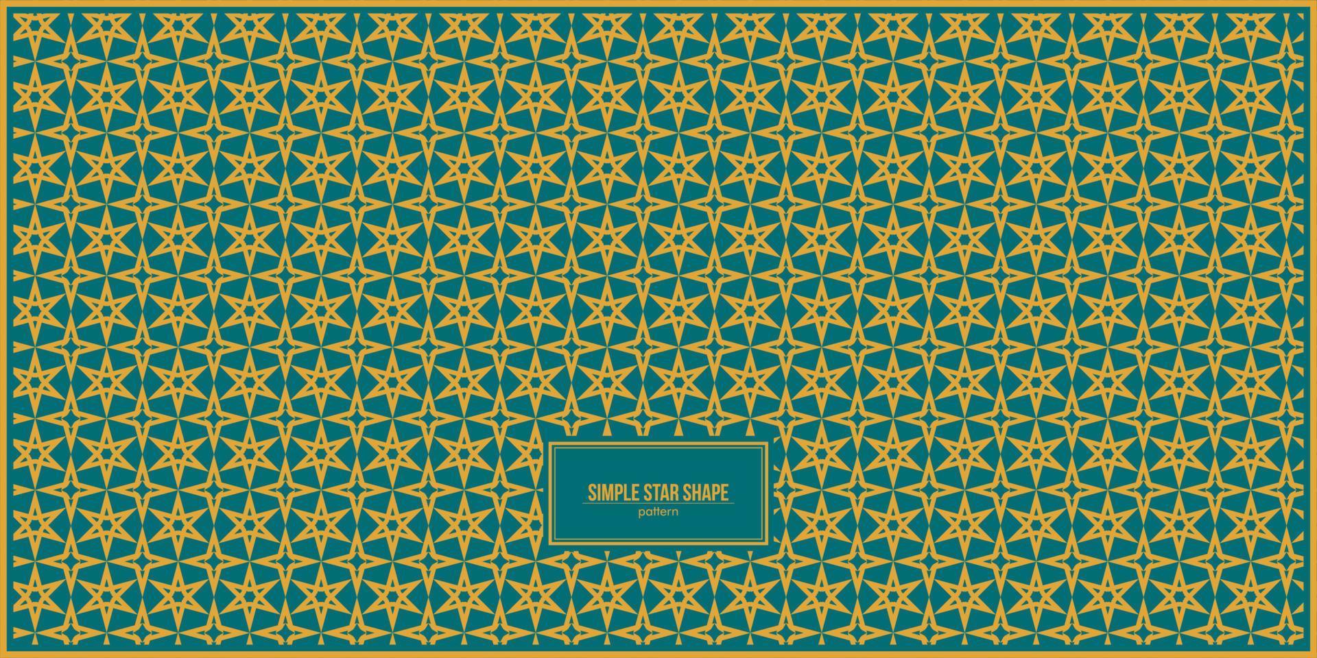 simple orange stars pattern with dark background vector