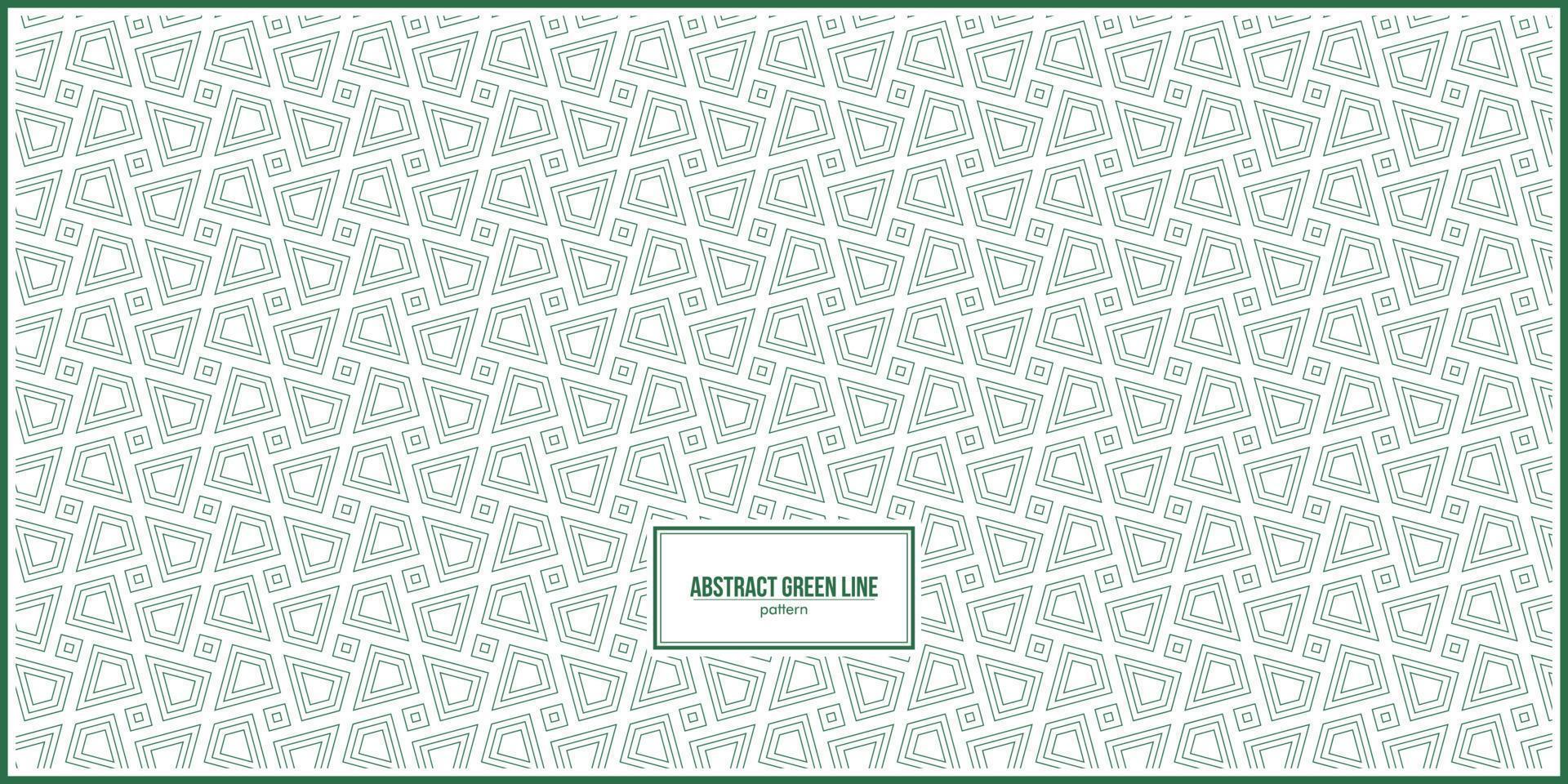 green line make a abstract shape pattern vector