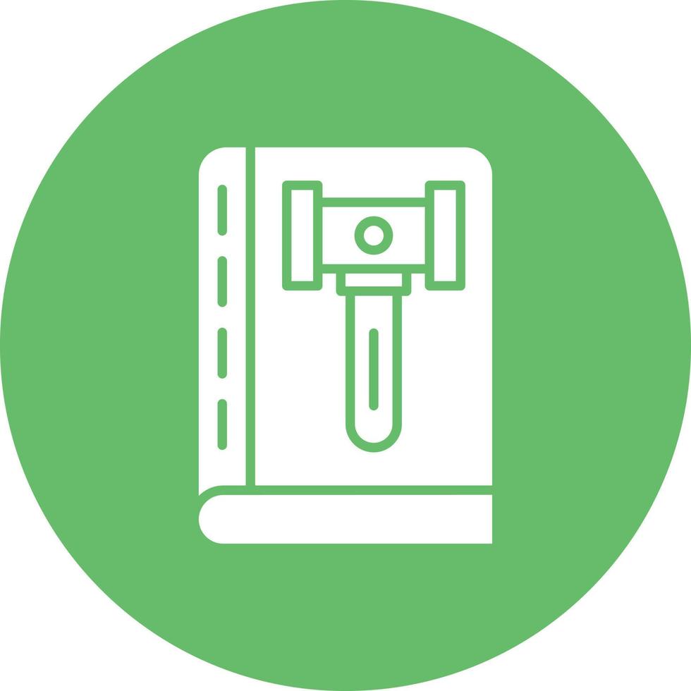 Code of Conduct Glyph Circle Background Icon vector