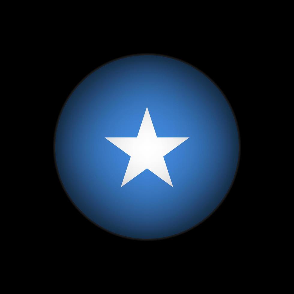 Country Somalia. Somalia flag. Vector illustration.