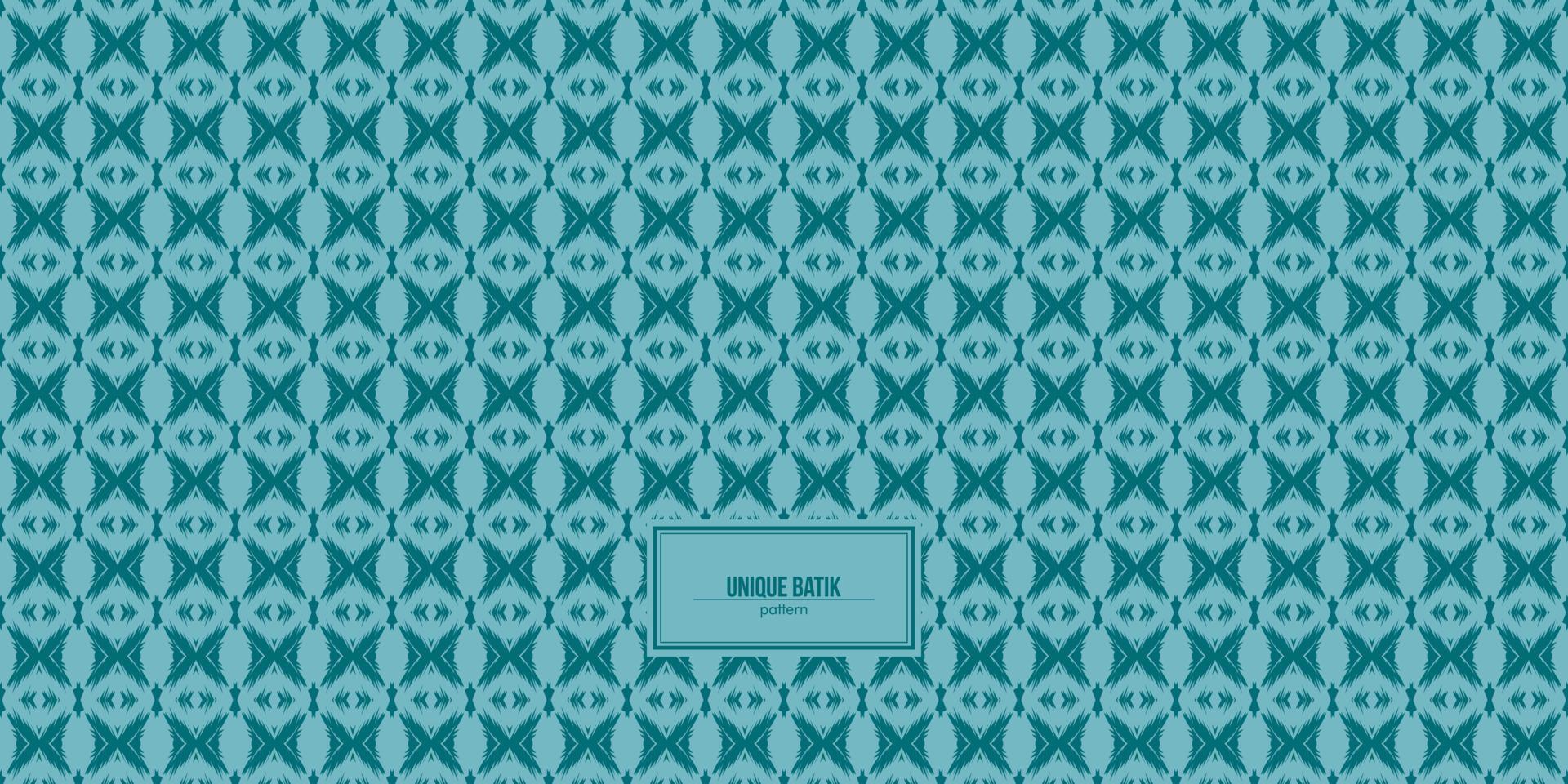 traditional unique batik pattern for culture design vector