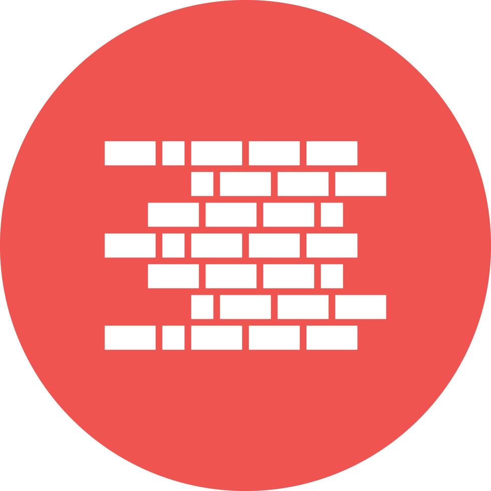Berlin Wall Glyph Circle Background Icon vector