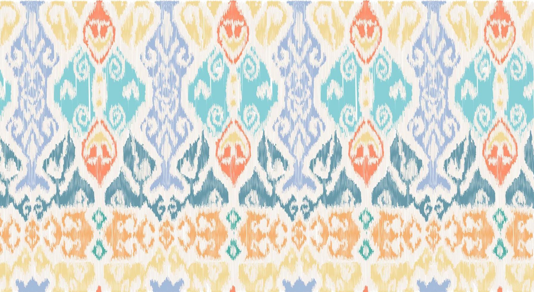 ikat style Pattern. Perfect for fabrics and decoration vector