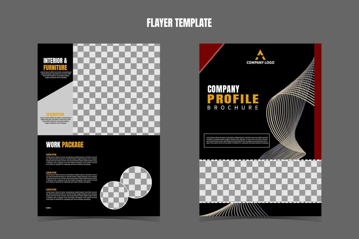 modern cover book brochure template, design, annual report, magazine and brochure layout Vector a4