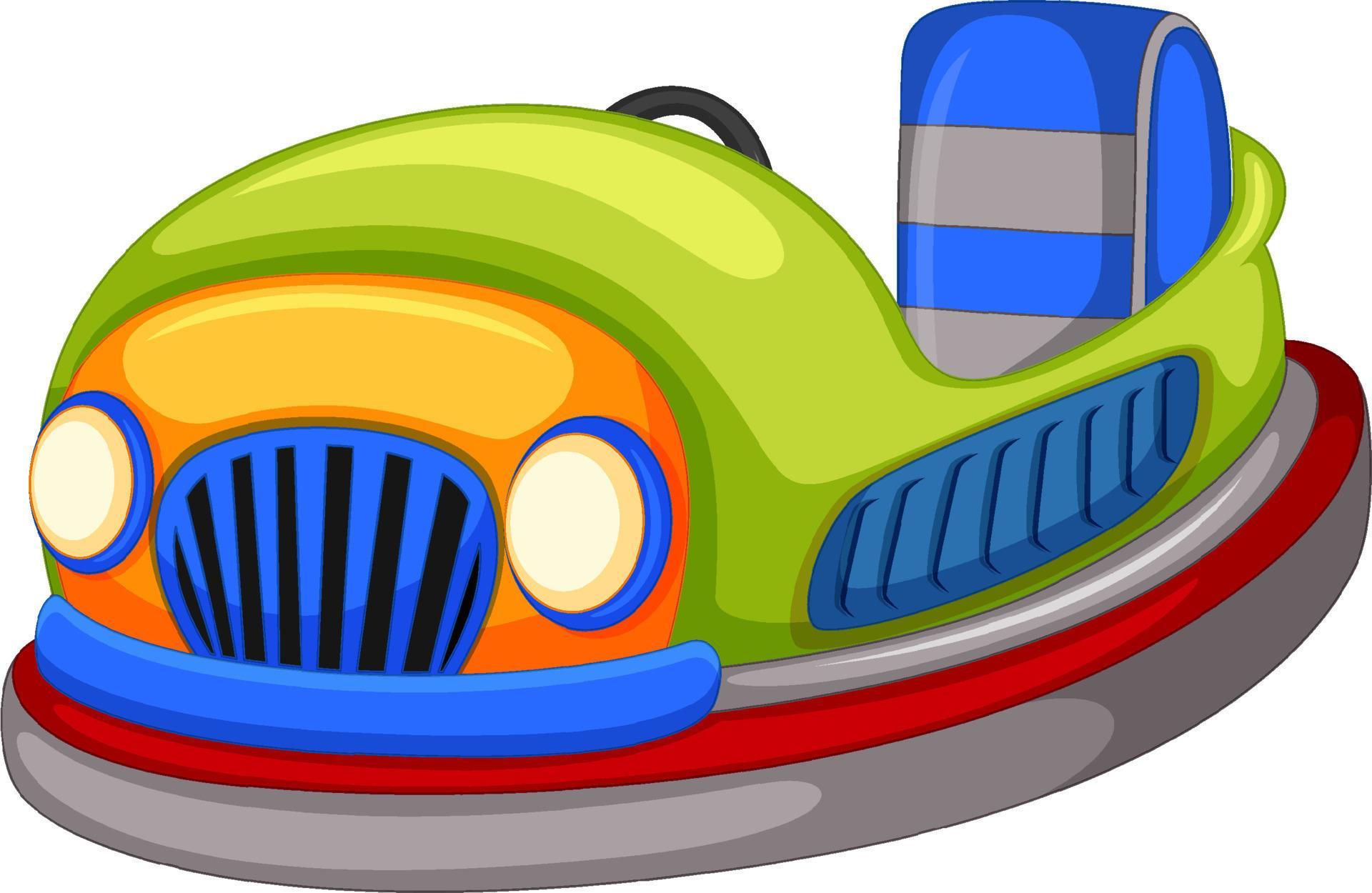Bumper car in cartoon style 7498456 Vector Art at Vecteezy