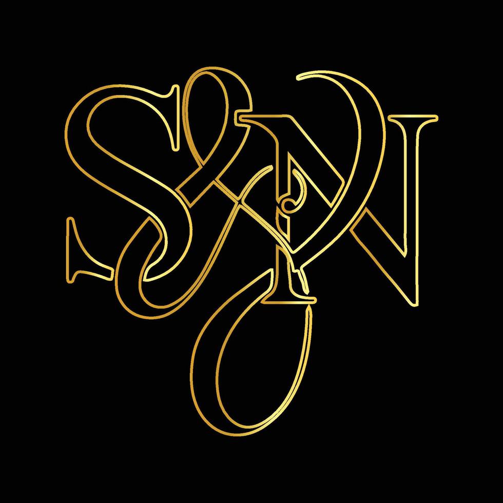 Alphabet letters Initials Monogram logo SN, NS, S and NYS or N and S free to downloads designs vector