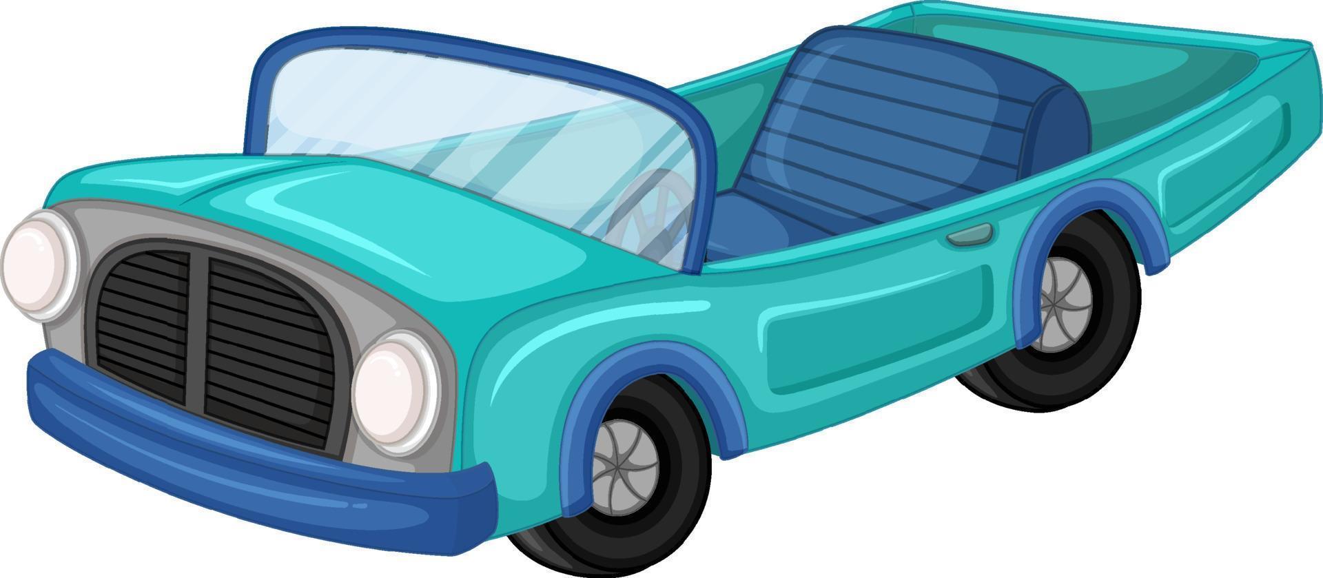 Vintage car in cartoon design vector