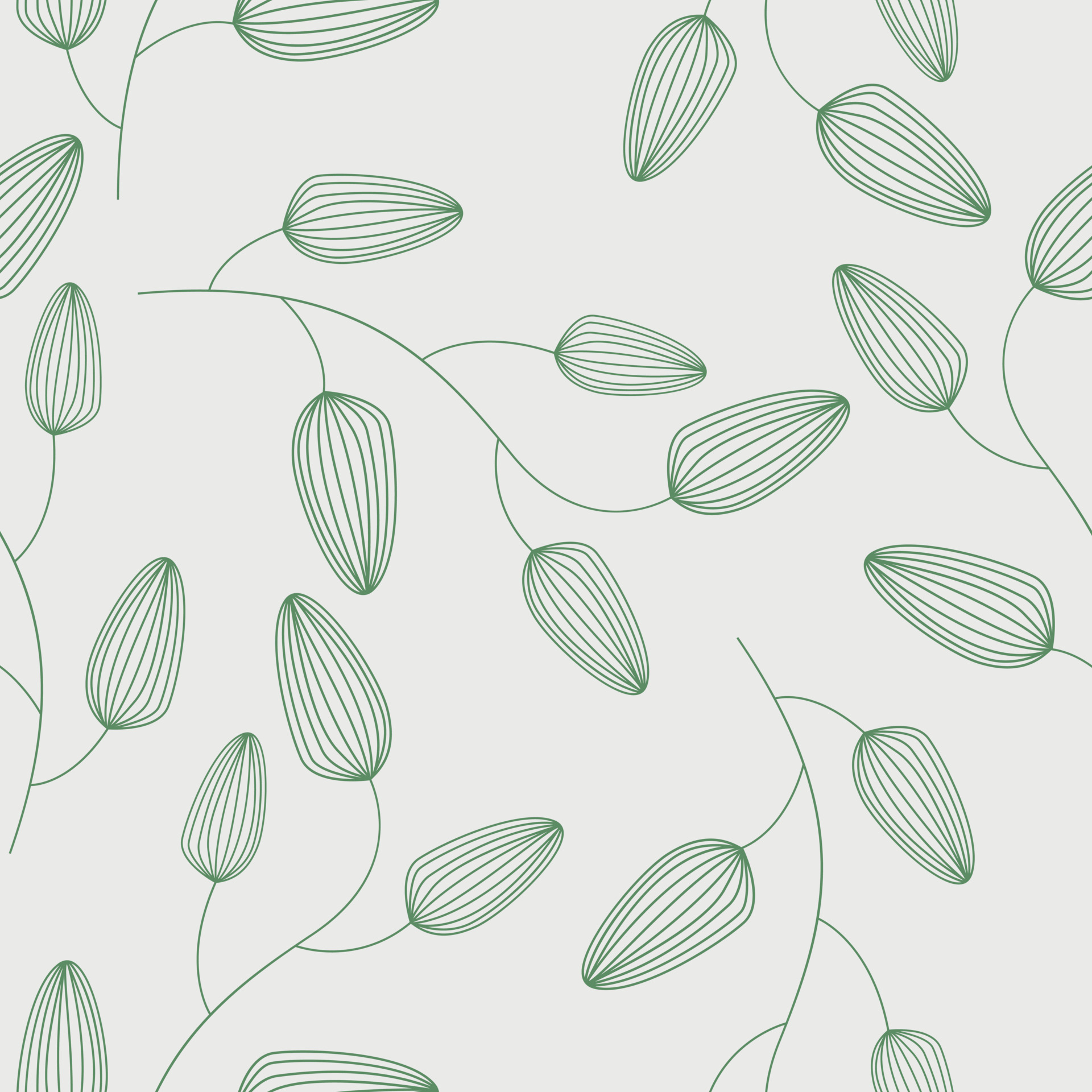 Seamless background in nature style. Vintage Pattern. Geometric ornament.  Elements of leaves. Vector illustration. Use for wallpaper, print packaging  paper, textiles. 7498914 Vector Art at Vecteezy