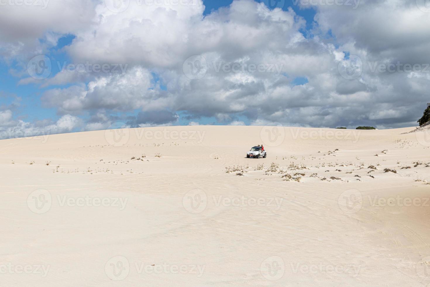 Beautiful image of dunes in the Natal city, Rio Grande do Norte, Brazil. photo